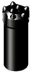 Stiftboorkroon R25 - 45mm P